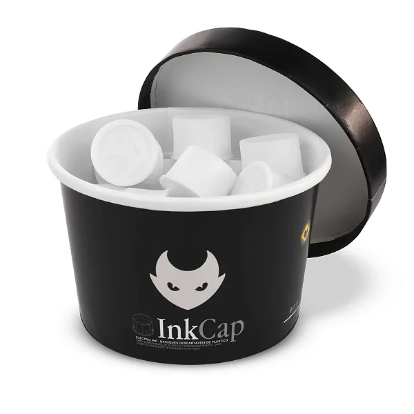 BATOQUE DE SILICONE GG BRANCO ELECTRIC INK (25 und)