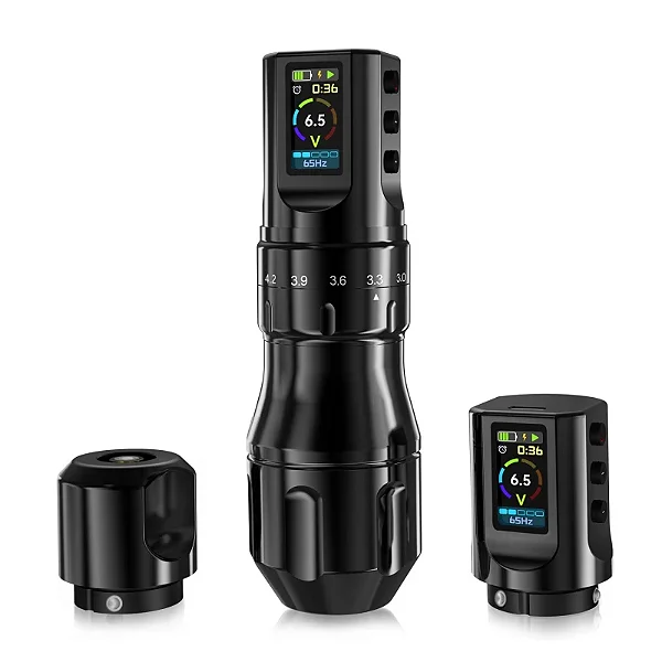 Pen INKONE WHITE HEAD PRETA CURSOR ATE 4,2 + BATERIA RESERVA + ADAPTADOR DE RCA