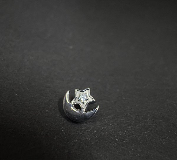 P0761 TOPO LUA LISA COM ESTRELA TITÂNIO 1.6