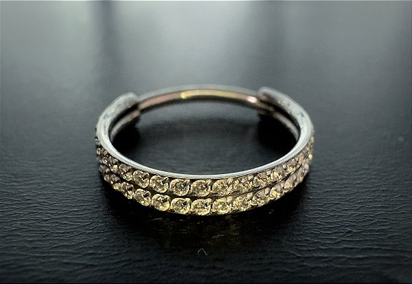 P0780 SEGMENTO TITANIO TRIPLO CRAVEJADO 1.2 10MM