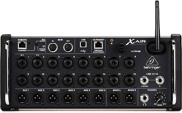 MESA DE SOM DIGITAL 18 CANAIS BEHRINGER XR18