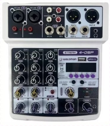 MESA DE SOM 4 CANAIS WALDMAN ST-4DSP