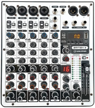 WALDMAN MESA DE SOM C/INTERFACE BRITISH-6