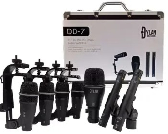 DYLAN KIT MICROFONE PARA BATERIA DD-7