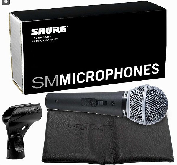 MICROFONE SHURE CARDIÓIDE SM48 LC