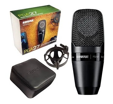 SHURE MICROFONE CONDENSADOR PGA27-LC