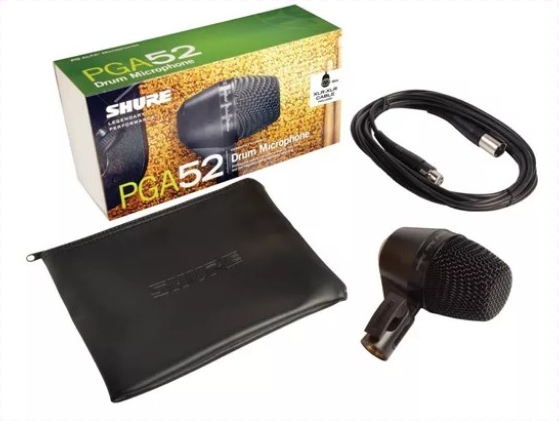 MICROFONE DINÂMICO CARDIOIDE PARA BUMBO PGA52