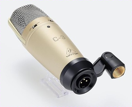 MICROFONE CONDENSADOR PARA ESTÚDIO BEHRINGER C-3