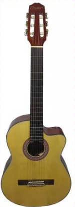 VIOLAO CONDOR NYLON C21 NATURAL ELETROACUSTICO