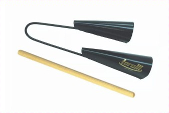 AGOGO DUPLO GRANDE PRETO TORELLI TO019 COM BAQUETA