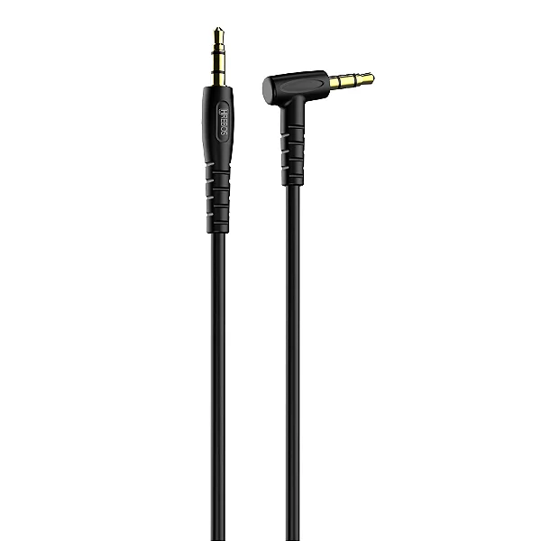 CABO DE ÁUDIO - PLUG LATERAL P2 - 3,5mm 1M - HREBOS
