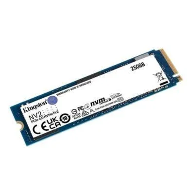 SSD M.2 Nvme PCie 250gb Kingston 2280 Snv2s 3000/1300 Mb/s