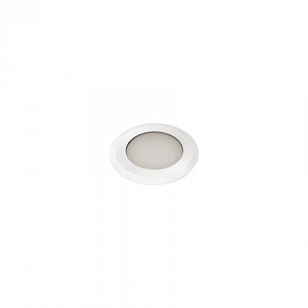 Balizador de Embutir Redondo LED 045W 2700K Stick Interlight - Branco Microtexturizado