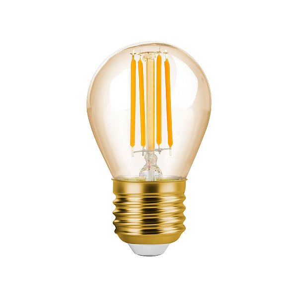 Lâmpada G45 Filamento Vintage 4W 2200K 360° Bivolt 300LM