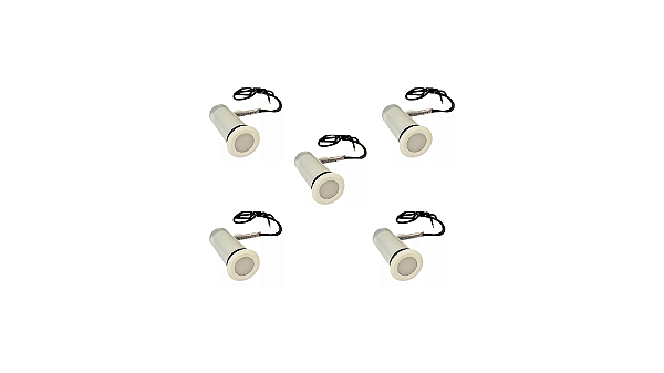 Kit  5 Micro balizador embutir 240V LED