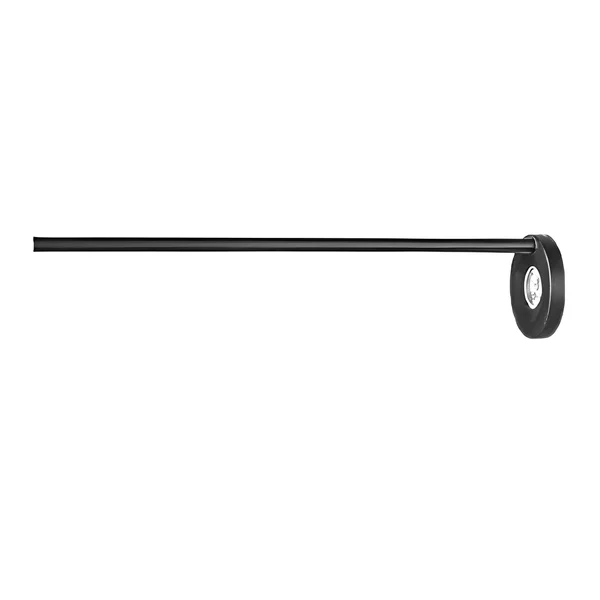 ARANDELA JARDIM VERTICAL 3W PRETO BIVOLT. HASTE 50 CM