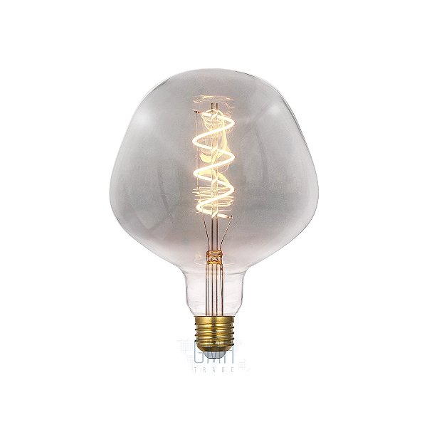 Lâmpada GMH P130 4 watts Spiral Fumê Bivolt 2200K LP130FUME-S-4W