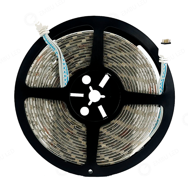 Fita LED RGB 12V SMD5050 | 60 LEDs/m | IP65 | 5M | Controle Incluso
