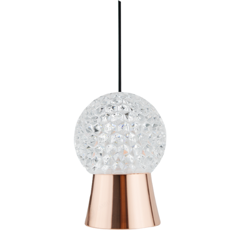 Pendente Diamante Rose Gold 6+3W