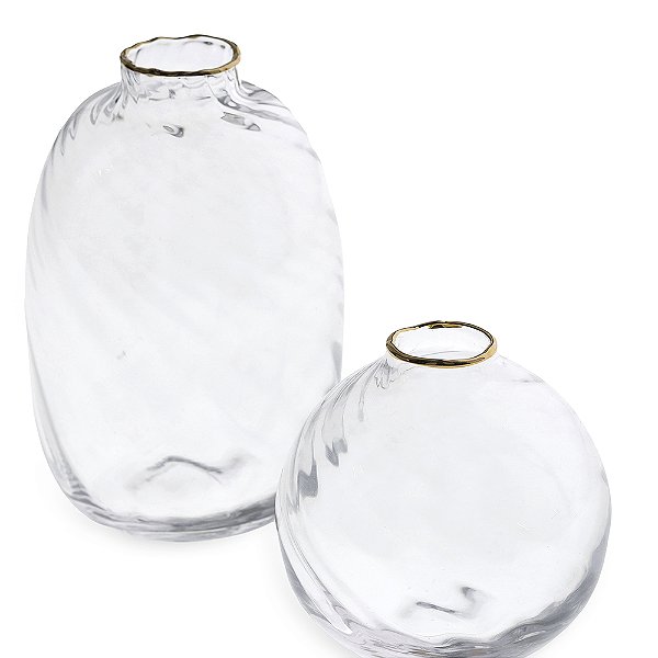 KIT VASO EM VIDRO - 19498