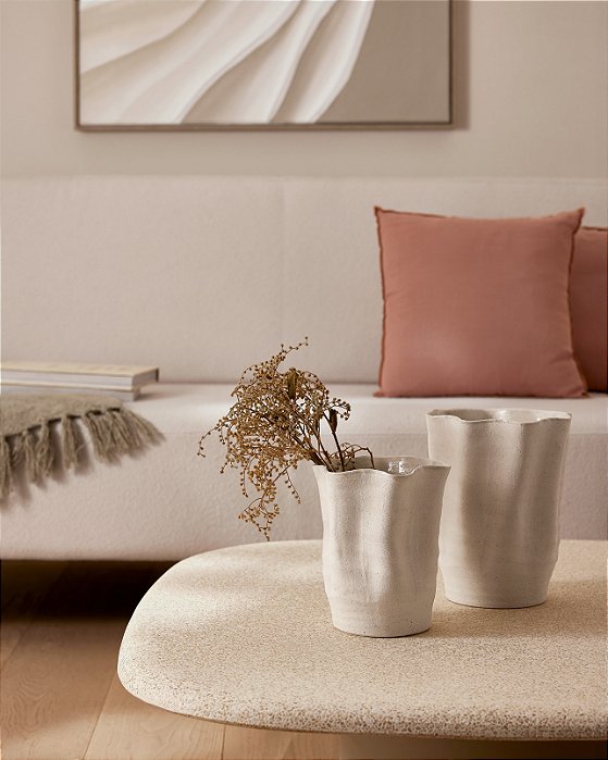 KIT VASO EM CERAMICA - 19384,19385