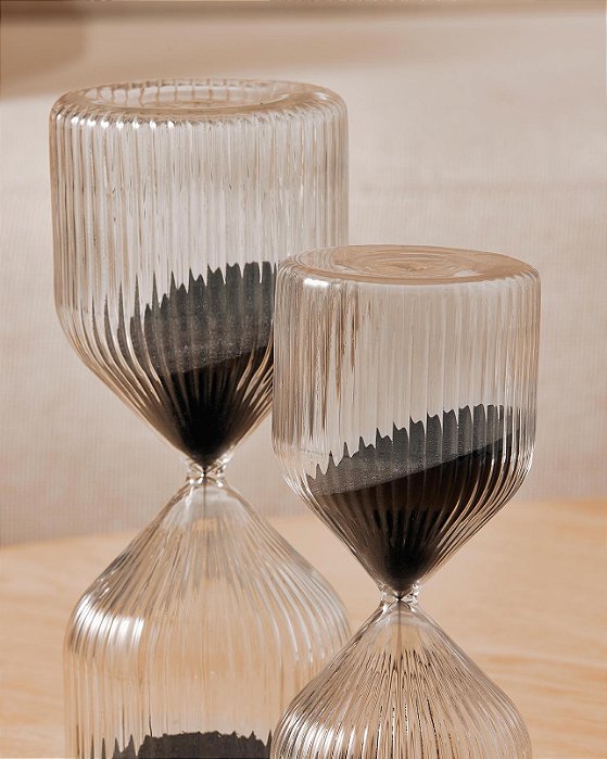 AMPULHETA EM VIDRO 90 MINUTOS - 18330