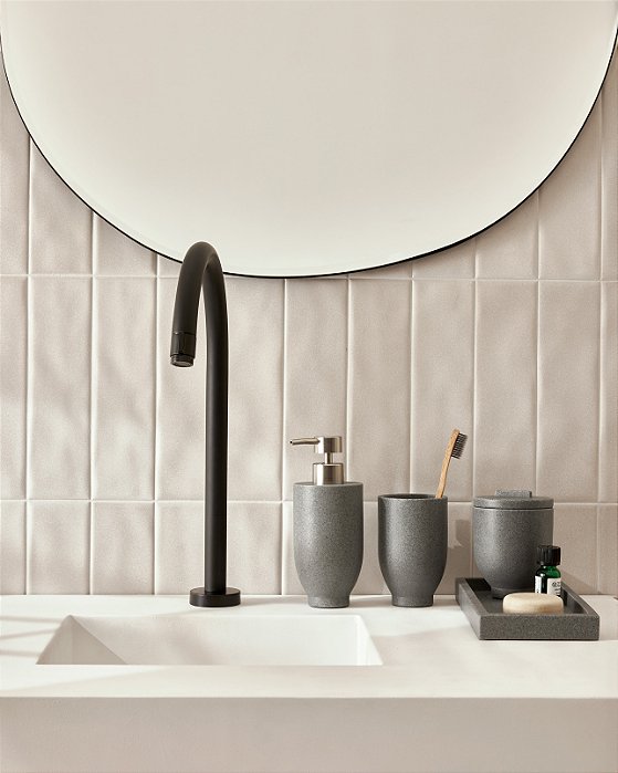 KIT EM POLIRRESINA PARA BANHEIRO - 4 PCS - 19175