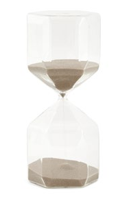 AMPULHETA EM VIDRO 60 MINUTOS - 18315