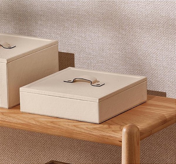 CAIXA EM MDF COM REVESTIMENTO EM PU - 18714