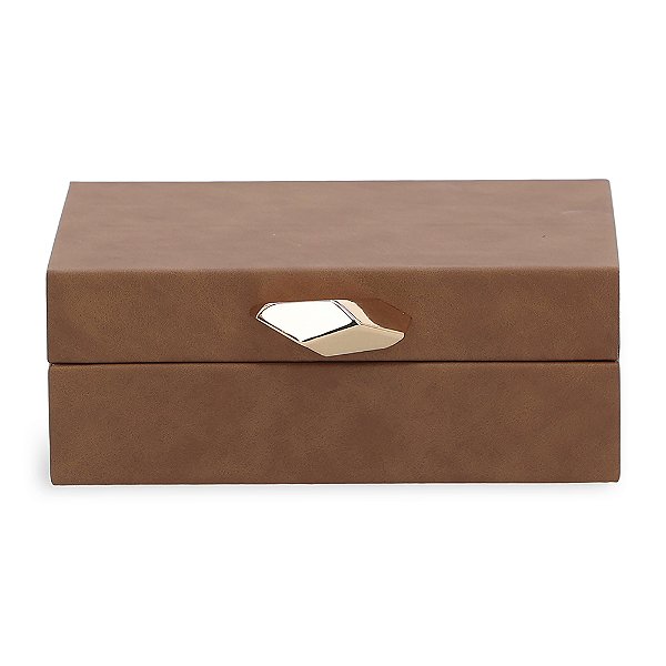 CAIXA EM MDF COM REVESTIMENTO EM PU - 19339