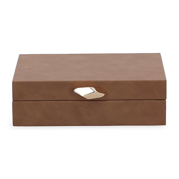 CAIXA EM MDF COM REVESTIMENTO EM PU - 19340