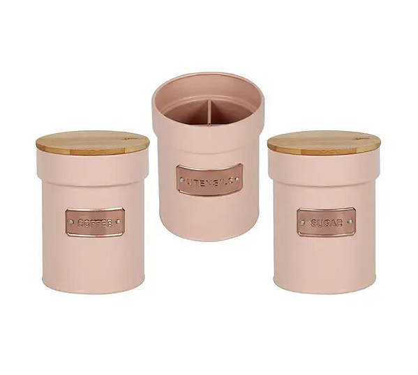 POTES PORTA CONDIMENTOS MATTE - METAL - YOI