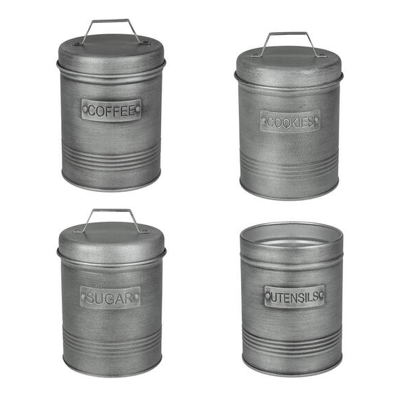 POTES PORTA CONDIMENTOS SOHO - METAL - YOI