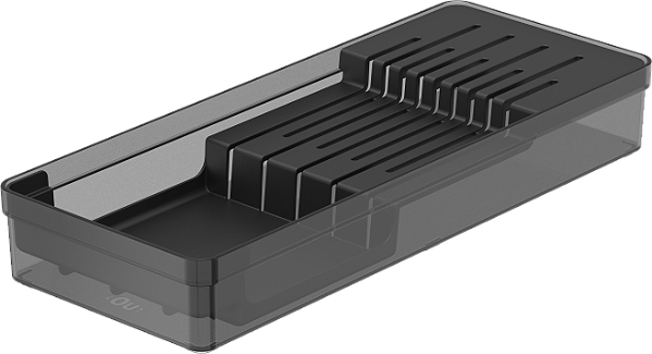 ORGANIZADOR DE FACAS CLEAR - 37,5x15x5,6cm - OGC900