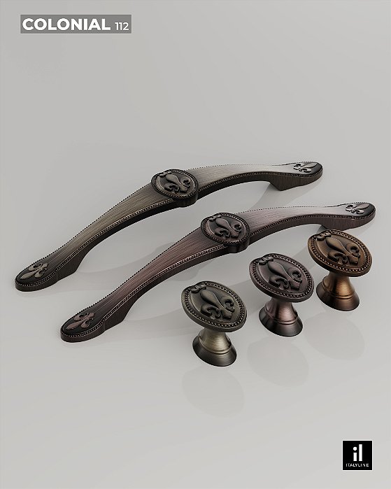 PUXADOR COLONIAL 112 - ITALYLINE