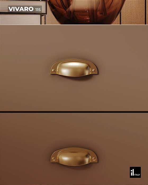 PUXADOR COLONIAL 115 (CONCHA) - ITALYLINE