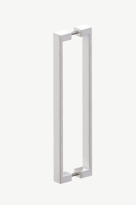 PUXADOR DUPLO - DUNA (AÇO INOX) - AÇO BRASIL