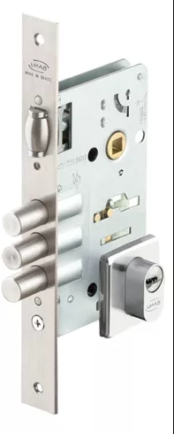 FECHADURA ROLETE 3 PINOS 4910 E81 - CILINDRO TECNOPONTO - INOX - IMAB