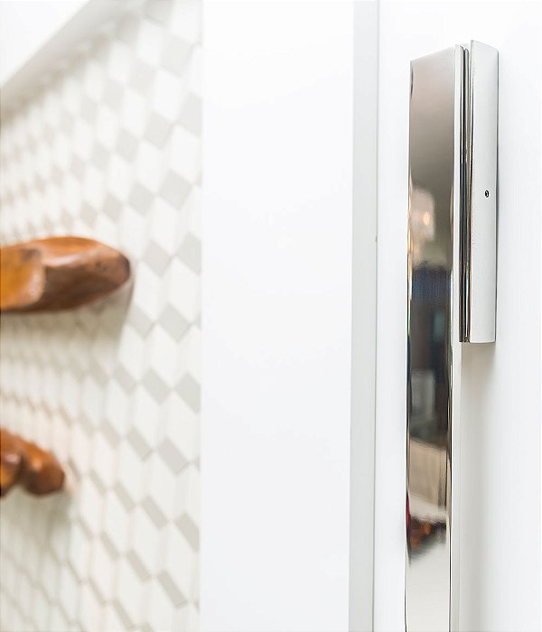 PUXADOR DUPLO - OKA (AÇO INOX) - AÇO BRASIL