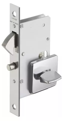 FECHADURA AUX. PORTA DE CORRER BICO DE PAPAGAIO BANHO 1381 - IMAB