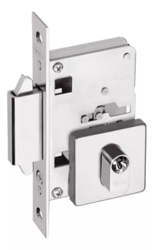 FECHADURA PORTA DE CORRER AVIÃO 2441 - INOX - IMAB