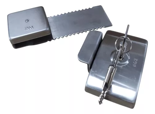 FECHADURA AUXILIAR PORTA DE CORRER COM CHAVE - FC1-15 - JBM