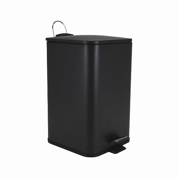 Lixeira QD 12L Grafite YY - 80112 - GHELPLUS