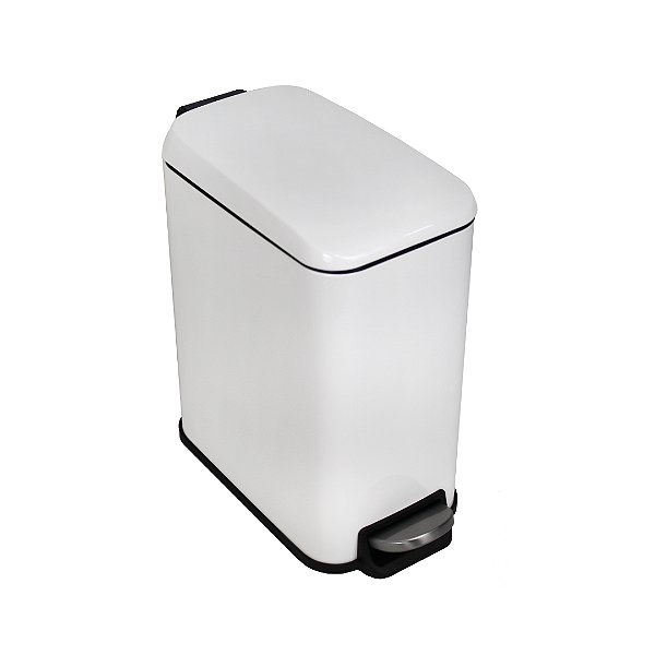 LIXEIRA RETANGULAR VERTICAL C/PEDAL 5L - 80505 - GHELPLUS