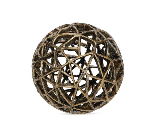 ESCULTURA ESFERA EM POLIRRESINA - 20130