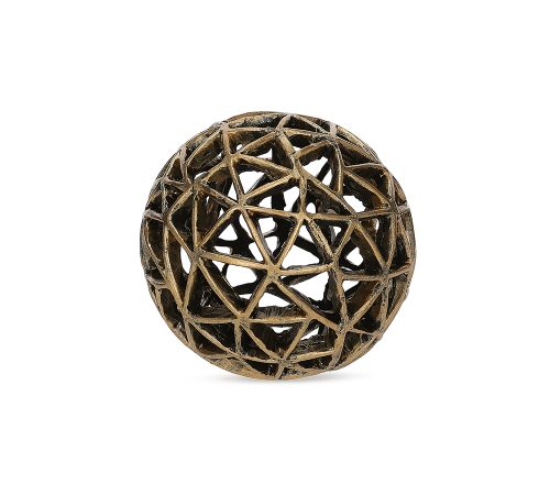 ESCULTURA ESFERA EM POLIRRESINA - 20129