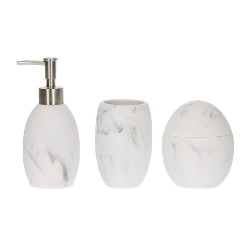 KIT EM POLIRRESINA PARA BANHEIRO - 19657