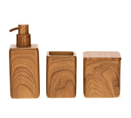 KIT EM POLIRRESINA PARA BANHEIRO - 20604