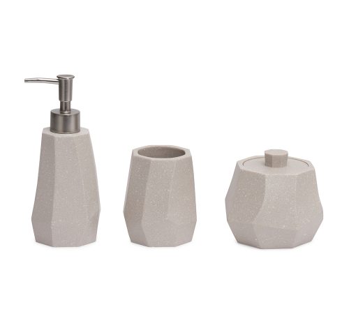 KIT EM POLIRRESINA PARA BANHEIRO - 21678