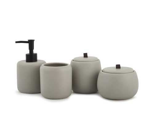 KIT PARA BANHEIRO EM CERAMICA - 4 PCS - 18411